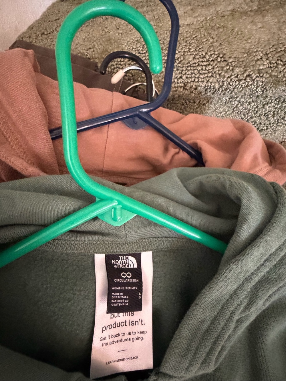 The North Face Women’s Olive Green Teddy Fleece Jacket
